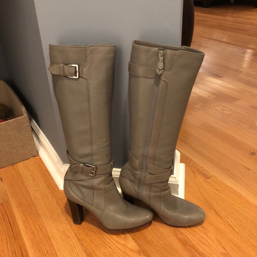Gray Cole Haan boots